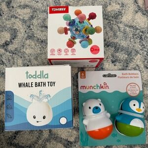 Baby Bath + Teething Toy